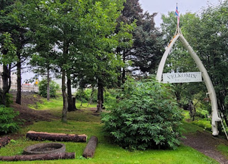 Discover the serene beauty of Jónsgarður Park in Ísafjörður, a perfect spot for relaxation and nature exploration amidst Iceland's stunning landscapes.