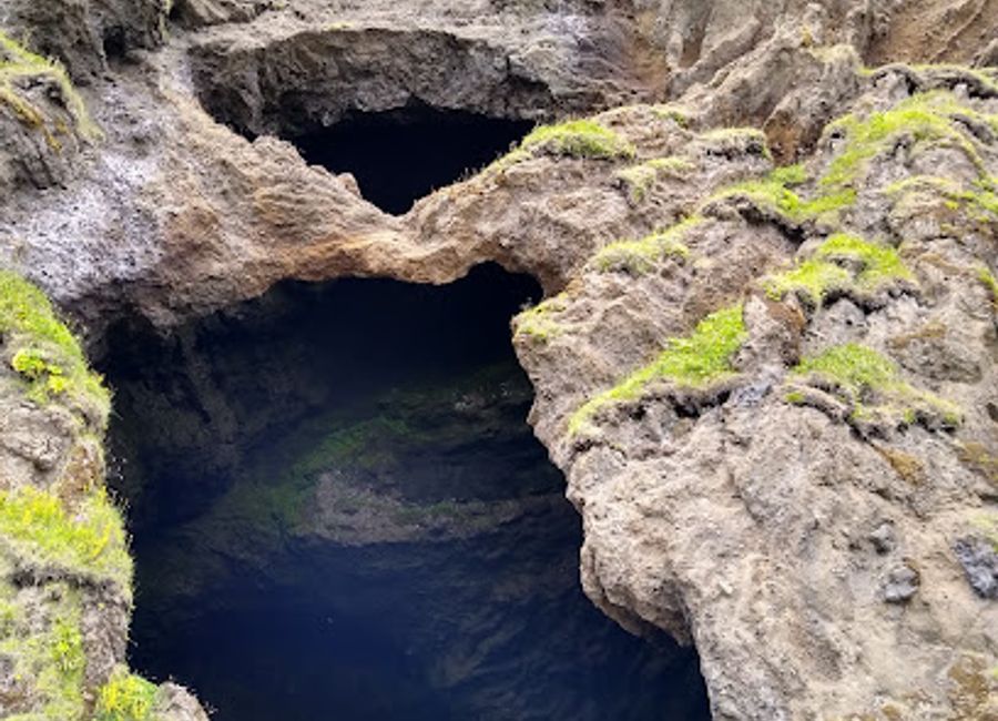 Discover the enchanting Yoda Cave in Iceland, a breathtaking tourist attraction perfect for adventurers and nature lovers alike.