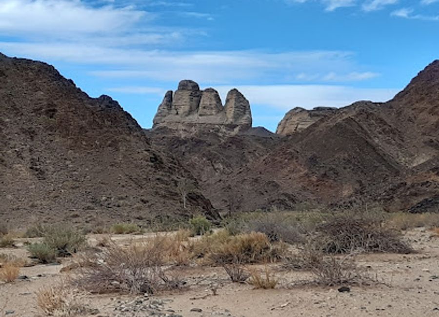 Discover Four Finger Rock, a breathtaking hiking area in Namibia, where stunning rock formations and panoramic views await your exploration.