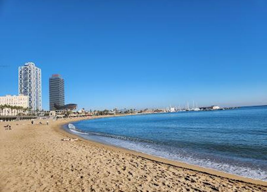 Experience the lively spirit of Barceloneta Beach, a vibrant hub of sun, sea, and delicious cuisine in the heart of Barcelona's coastline.
