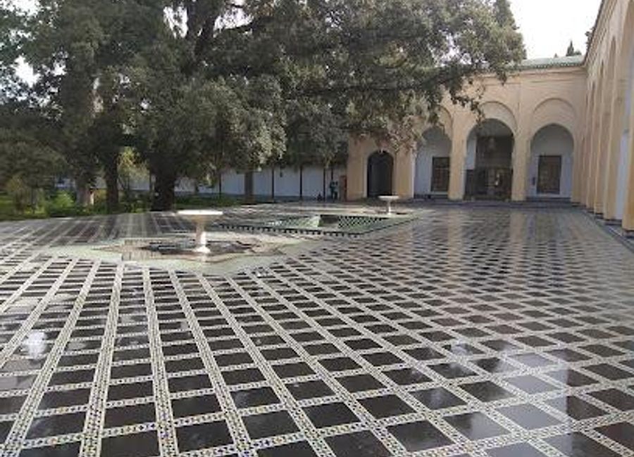 Immerse yourself in the vibrant culture of Morocco at Dar Batha Museum, Fes, where history and art converge.