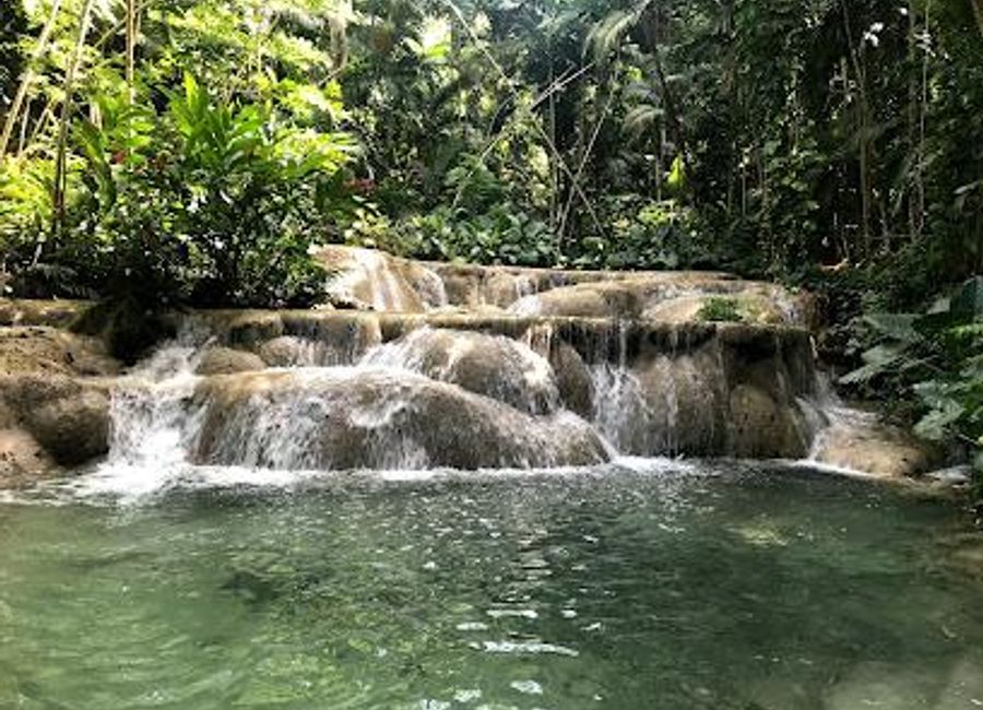 Experience the tranquility of Turtle River Falls & Gardens, where lush landscapes and cascading waterfalls await in beautiful Ocho Rios, Jamaica.