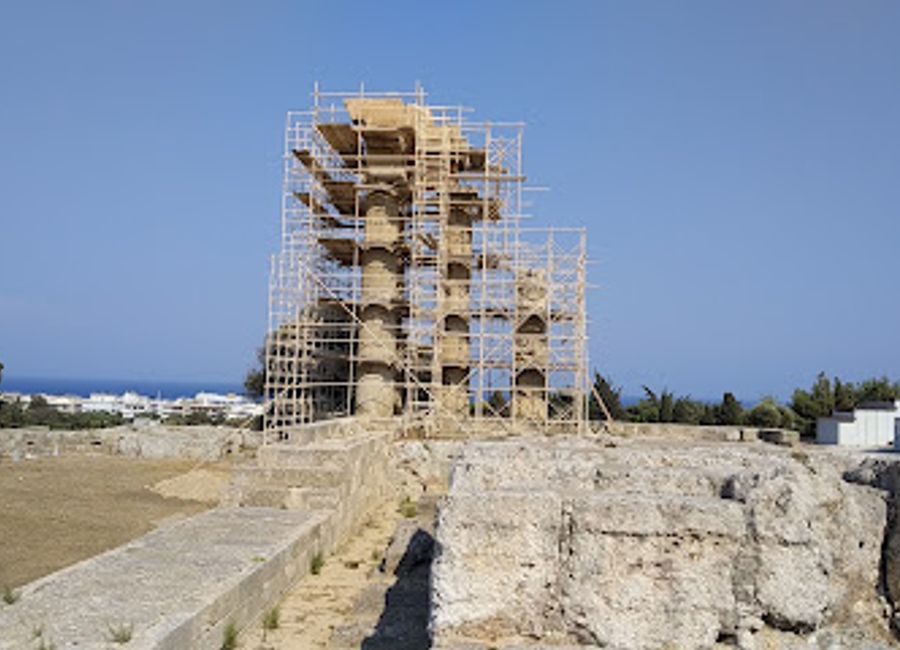 Discover the majestic Temple of Apollo Pythios, a historic monument in Rhodes that embodies ancient Greek culture and architectural beauty.
