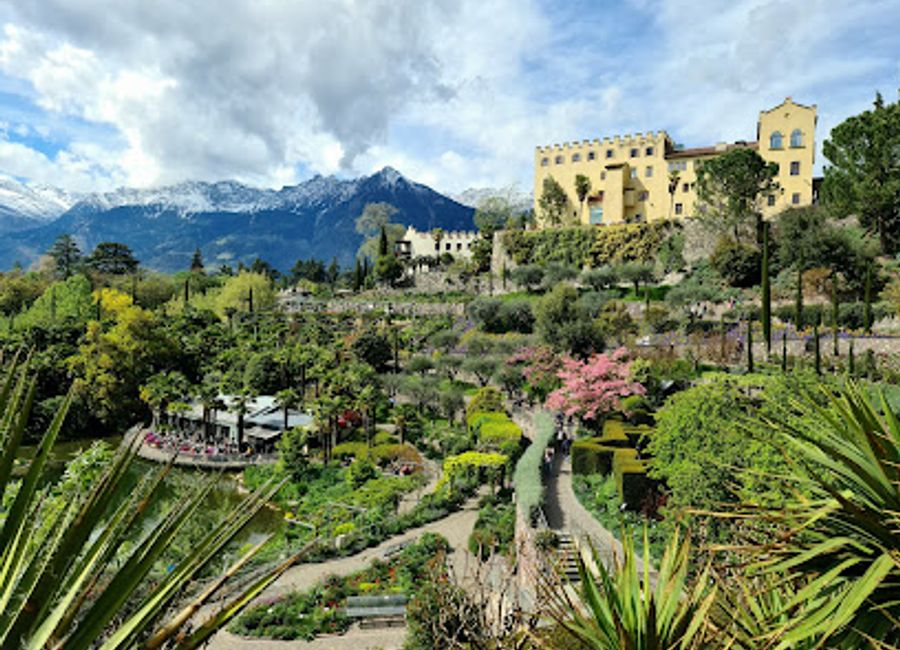 Explore the stunning Giardini Trauttmansdorff in Merano, a perfect blend of botanical gardens and historical charm amidst breathtaking landscapes.