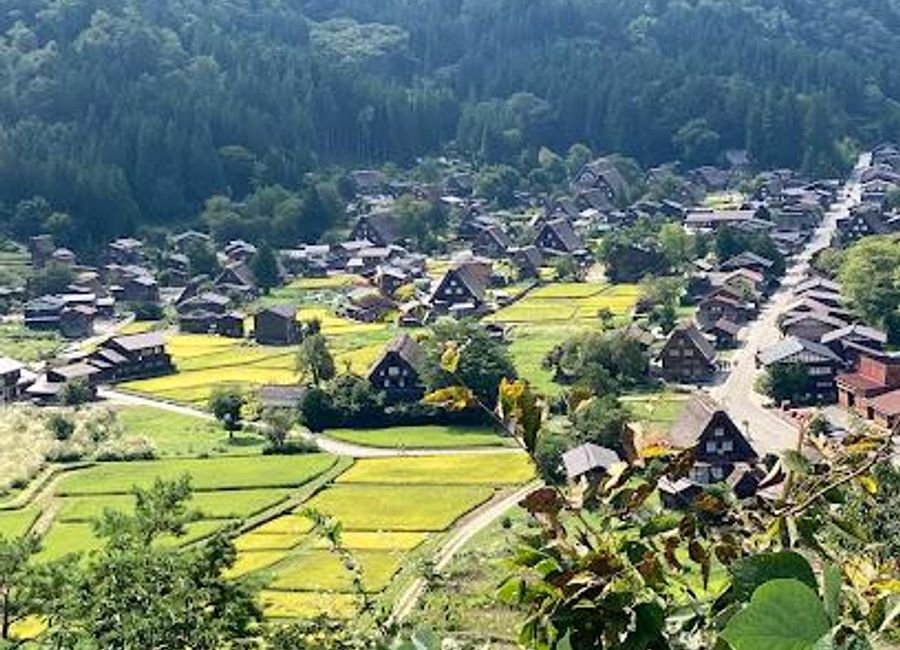 Discover breathtaking views and rich history at Ogimachi Castle Observation Deck in Shirakawa-go, a UNESCO World Heritage Site in Japan.