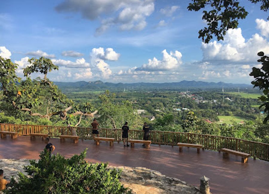 Explore Phu Phuttho, a serene religious destination featuring the majestic Big Buddha and breathtaking views in Loei City, Thailand.