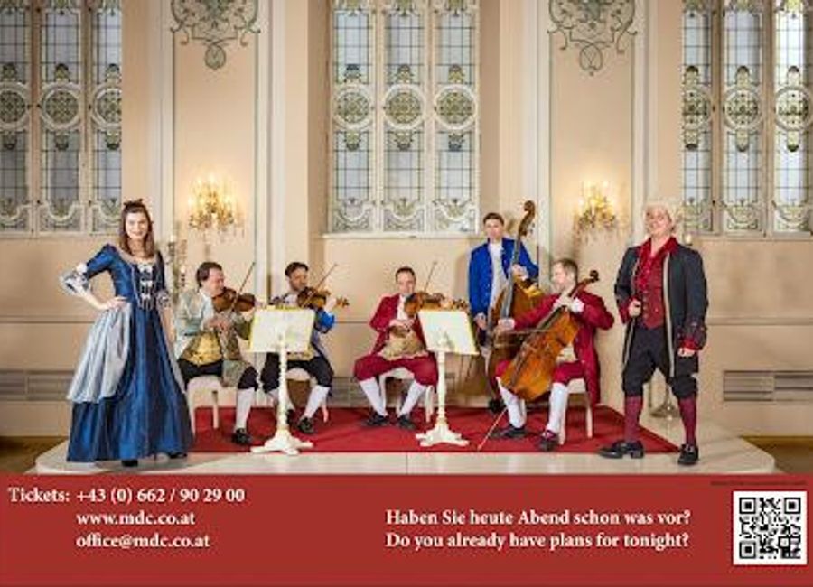 Experience the magic of Mozart in Salzburg with a splendid dinner concert featuring classical music and gourmet cuisine in a historic venue.