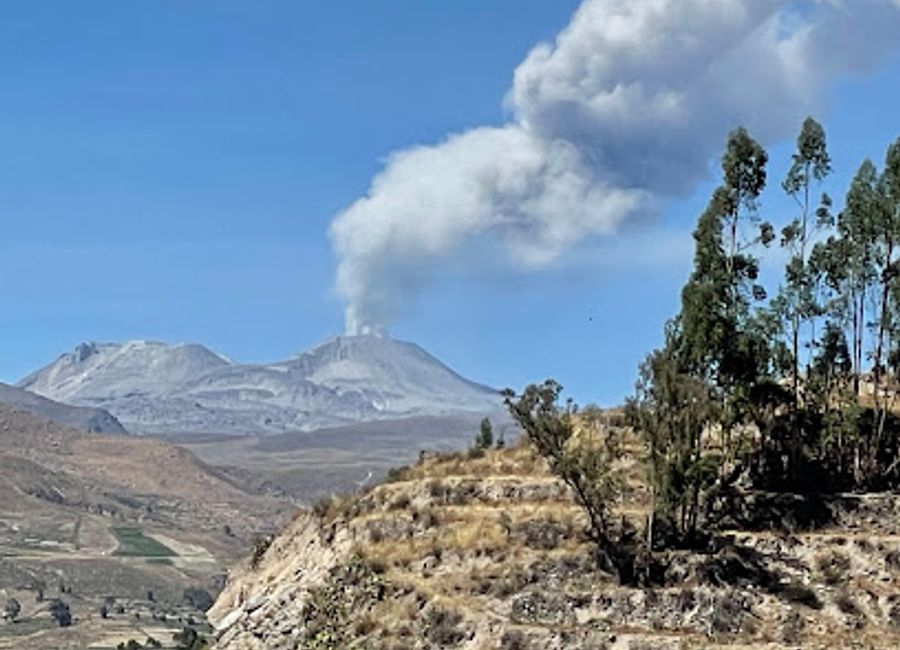 Experience the awe-inspiring beauty and geological wonders of Volcan Sabancaya, an active volcano offering breathtaking views and unique adventures in Peru.