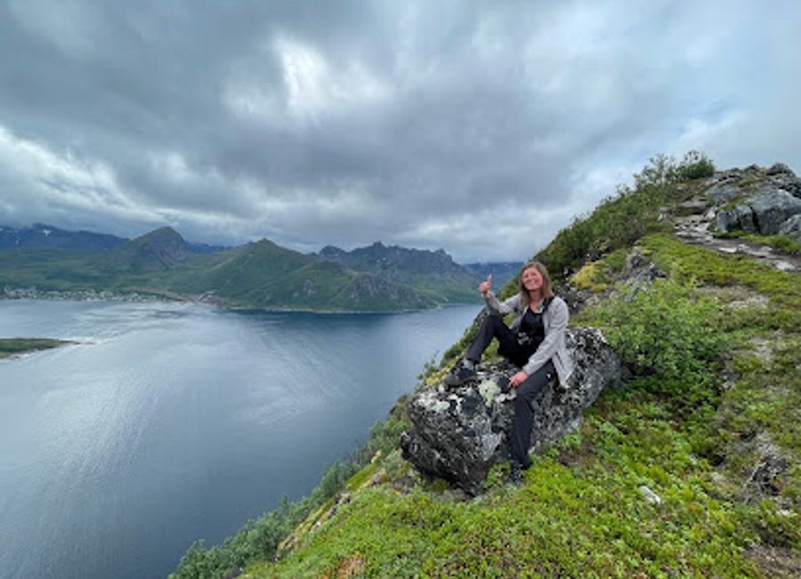 Experience the breathtaking beauty of Riven Trail Head in Senja, Norway, a hiker's paradise amidst stunning landscapes and serene nature.