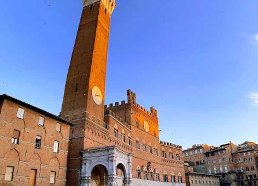 Experience Siena from above at Torre del Mangia, a majestic tower offering breathtaking views and a glimpse into the city's rich history.