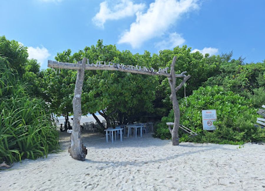 Experience the serene beauty of North West Beach - Bikini Beach, a pristine paradise in Dhigurah, Maldives, perfect for relaxation and adventure.