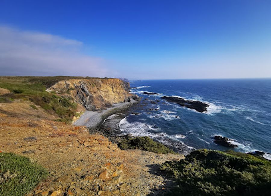 Discover the stunning coastal views and serene beauty of Ponta da Atalaia, a prime observation deck in Aljezur, Portugal's Algarve region.