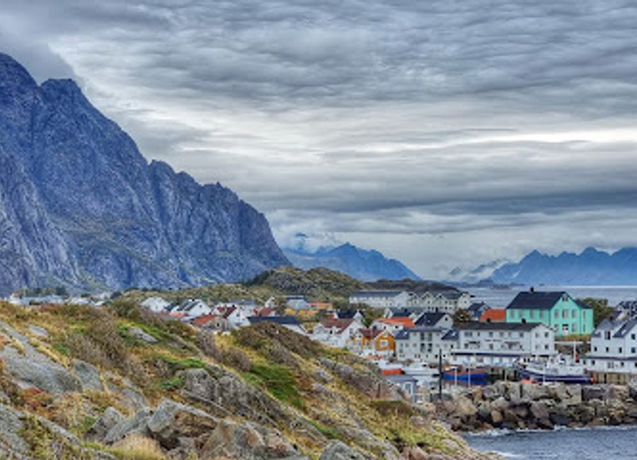 Discover unparalleled coastal views at Henningsvær Port Viewpoint, where nature's beauty and local charm intertwine in the heart of Lofoten Islands.