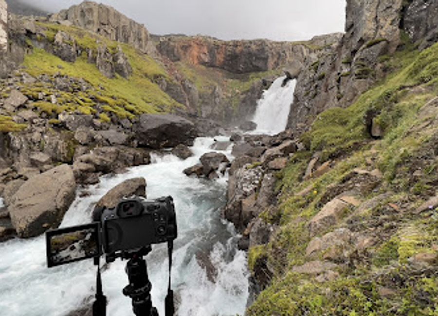 Experience the breathtaking beauty of Haifoss, Iceland's majestic waterfall, and immerse yourself in the serene landscapes of Þjórsárdalur valley.
