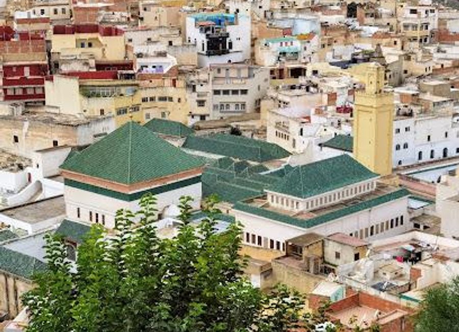 Experience breathtaking views and authentic Moroccan cuisine at La Grande Terrasse, a must-visit destination in Moulay Idriss Zerhoun.