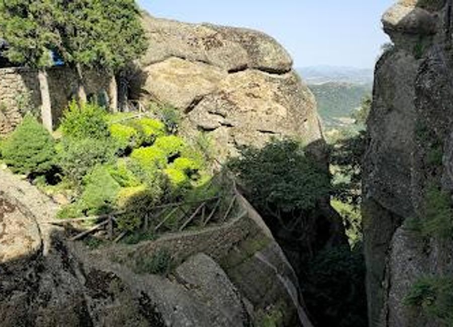 Experience the spiritual tranquility and breathtaking views of the Holy Monastery of Saint Stephen in the enchanting Meteora region.