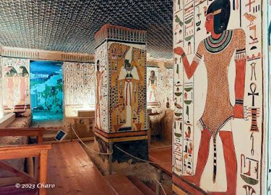 Explore the exquisite artistry and historical significance of the Tomb of Nefertari in the breathtaking Valley of the Queens, Luxor.