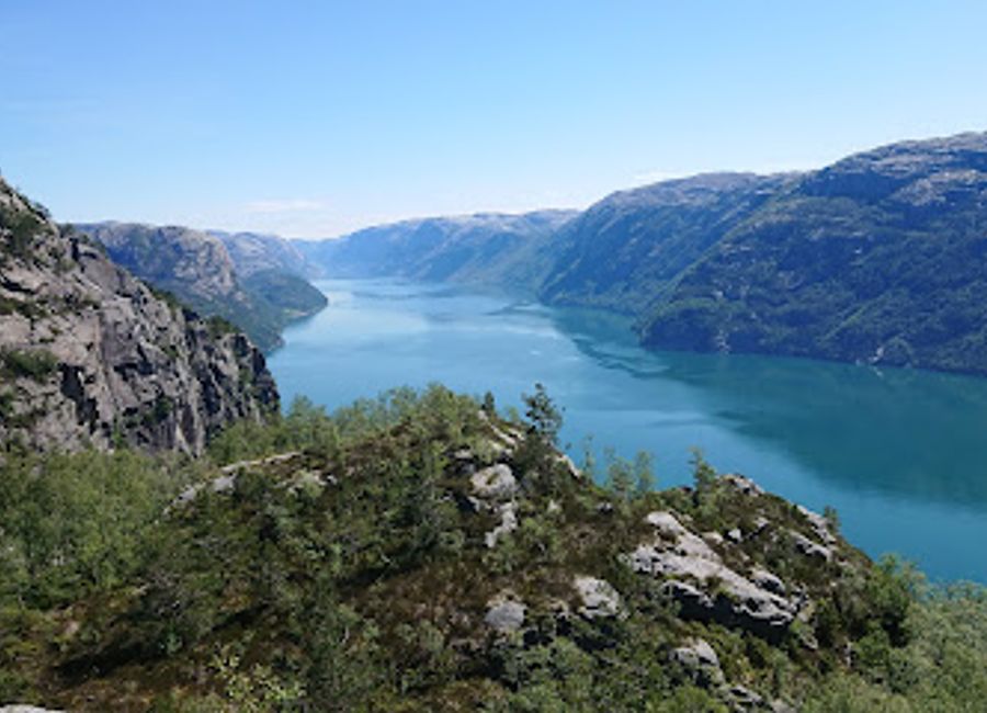 Experience the breathtaking Hengjanefossen Waterfall in Forsand, Norway, a scenic marvel that showcases the beauty of nature at its finest.