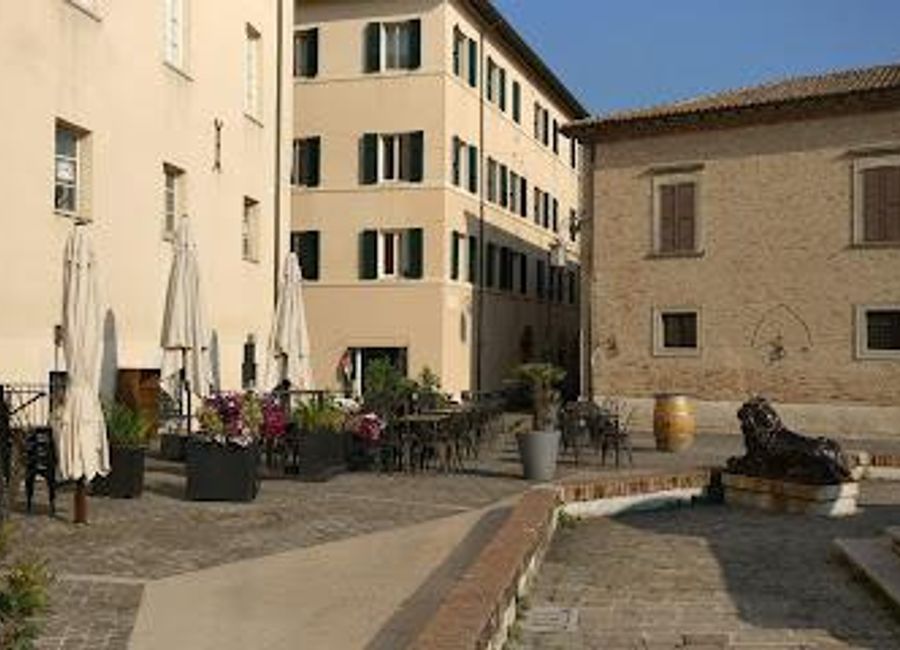 Experience the vibrant atmosphere and historical charm of Piazza del Duca, the heart of Senigallia, Italy.