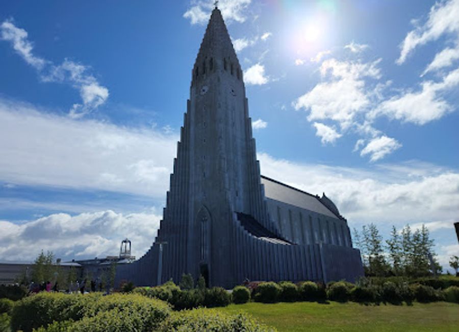 Explore Hallgrimskirkja, Reykjavik's iconic church, known for its unique architecture and breathtaking views of the city and beyond.