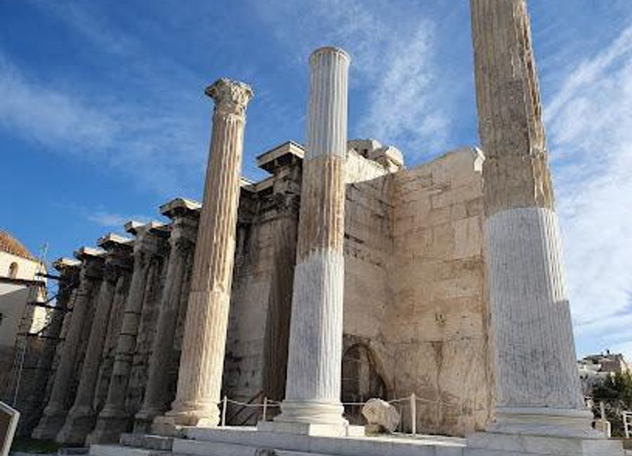 Explore Hadrian's Library, a magnificent historical landmark in Athens that reflects the grandeur of ancient Roman culture and scholarship.