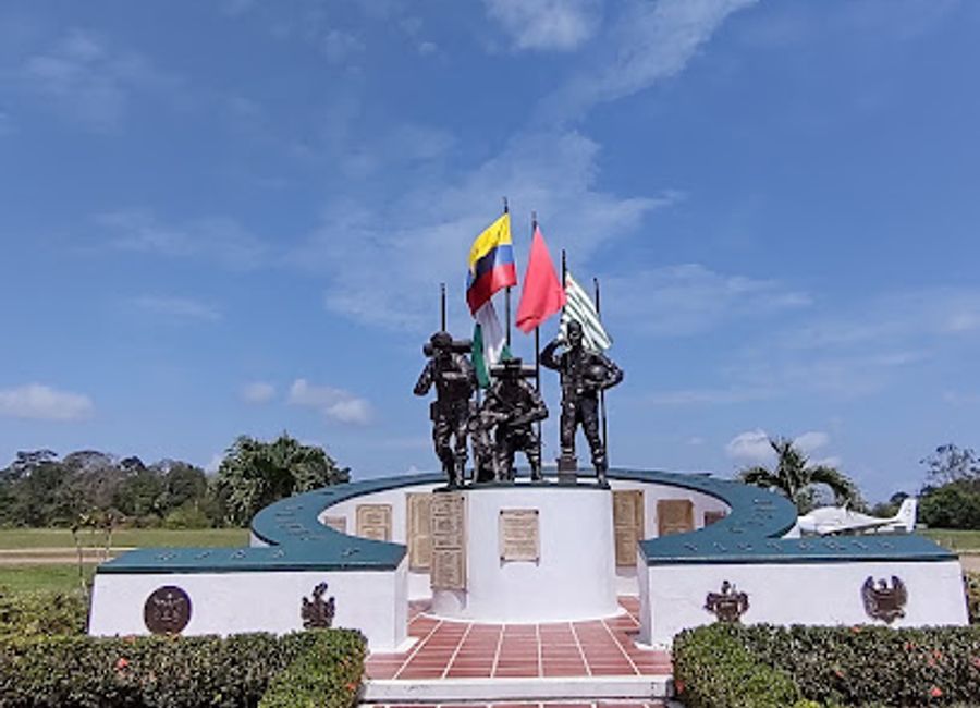 Explore the serene Homenaje a los Héroes Caídos in La Macarena, Colombia—a poignant memorial honoring the brave heroes who sacrificed their lives.