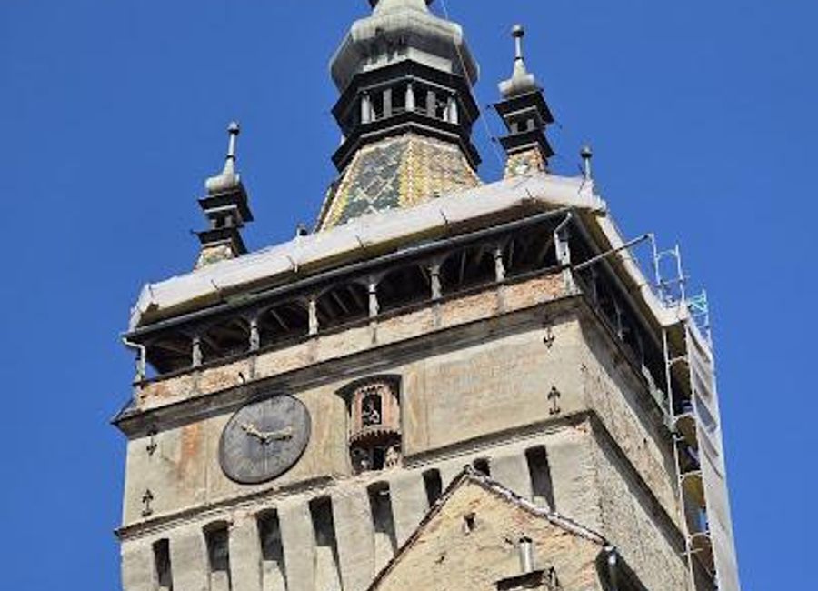 Explore the historic Clock Tower in Sighișoara, a stunning medieval landmark offering breathtaking views and rich cultural heritage.