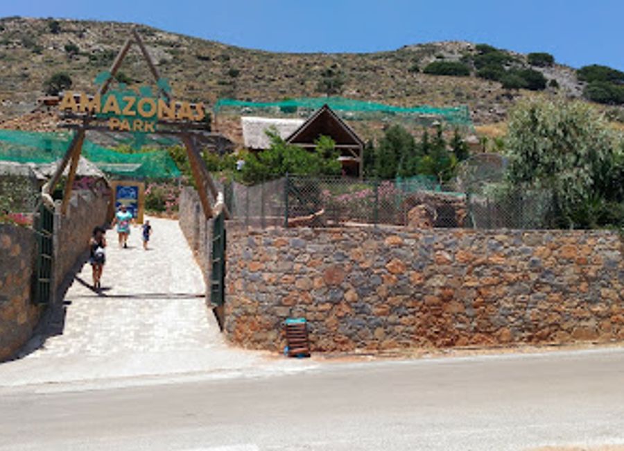 Explore Amazonas Park in Neapoli: A Wildlife Rescue and Zoo Experience Amidst Stunning Natural Beauty.