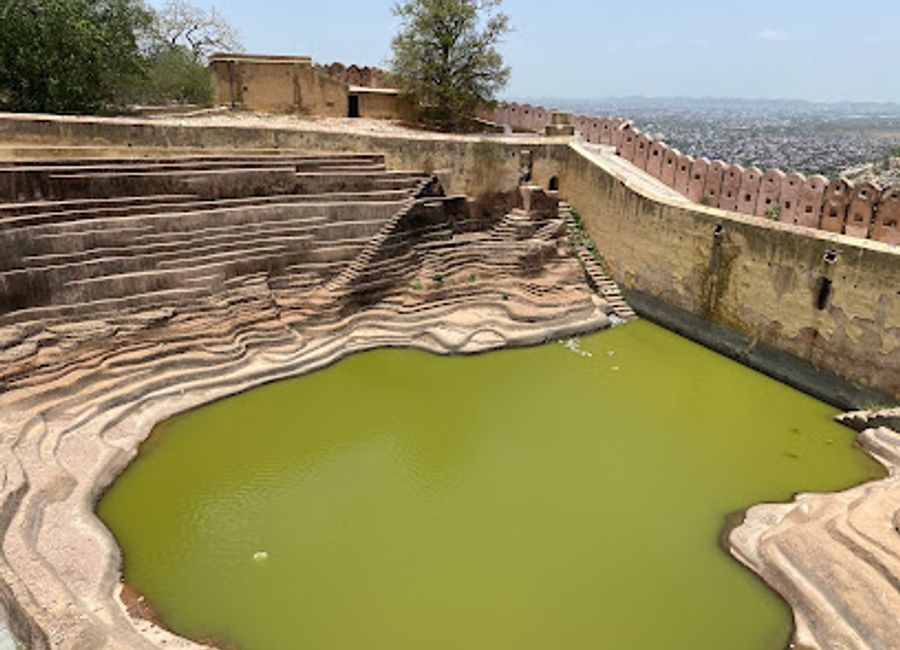Explore the historic Step Well of Nahargarh Fort in Jaipur, a stunning architectural marvel and a serene escape into Rajasthan's rich heritage.
