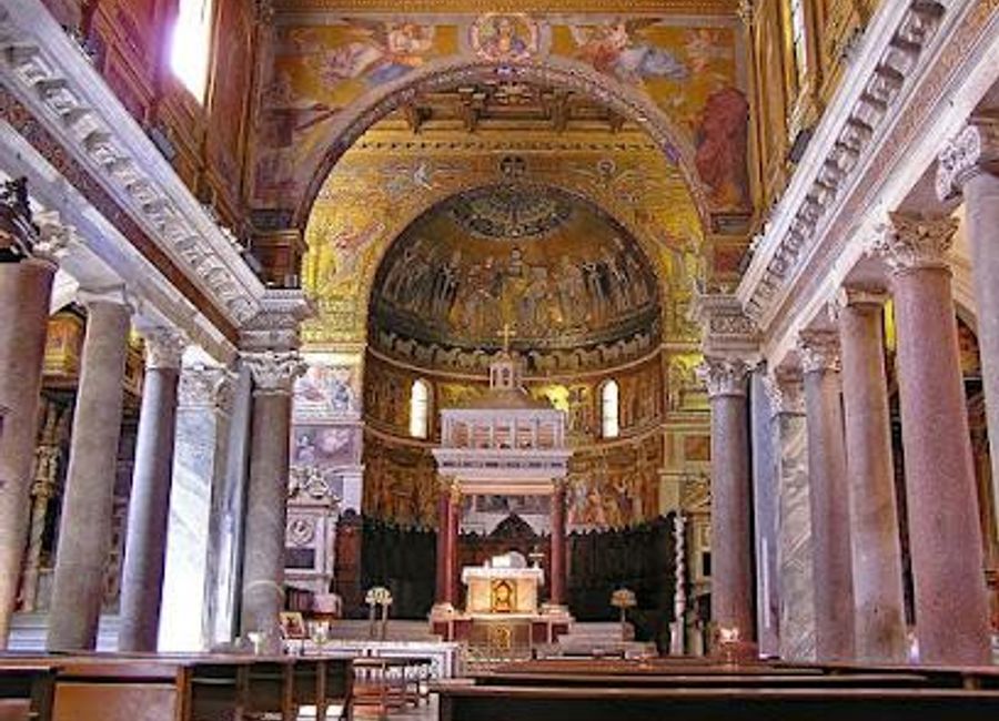 Explore the Basilica of Santa Maria in Trastevere, a historic church adorned with stunning mosaics and rich in Roman culture.