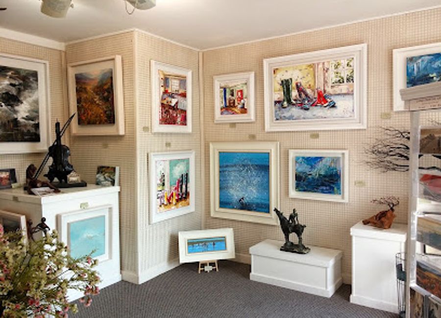 Explore the vibrant contemporary Irish art scene at The Whitethorn Gallery in Clifden, a must-see cultural gem in County Galway.