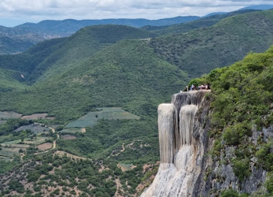 Explore the stunning beauty of Hierve el Agua, where natural mineral springs and petrified waterfalls create a breathtaking oasis in the heart of Oaxaca.
