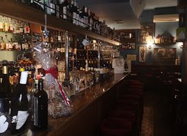 Blue ice wine bar wine bar craftsman drink.