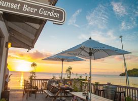 Sunset Beer Garden at Palau Pacific Resort