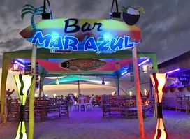 CABAÑA MAR AZUL / RESTOBAR / FRENTE AL MAR / COCTELES / DRINK / RESTAURANT / PUERTO LOPEZ /