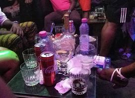 Before and after nightclub