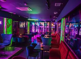 Cyberpunk Lounge Bar