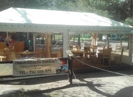 Zajazd w Granicy ER-MAG Bar Ogniska Kuligi. Kampinoski Park Narodowy
