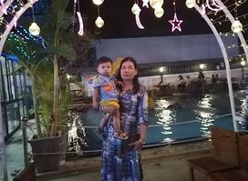 The Voice KTV swimming pool and restaurant