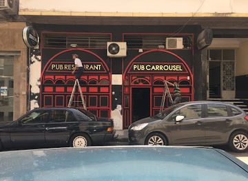 morocco/tangier/medina/bar/pub-carrousel