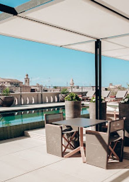 Singular Rooftop Terrace