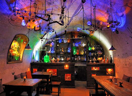 czechia/prague/hradcany/bar/kellyxir-alchemical-pub-alchemical-lab-pub