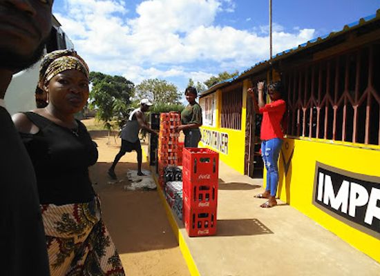 mozambique/cabo-delgado-province/bar/blue-container