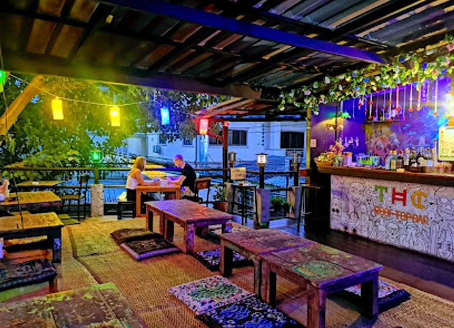 Experience the magic of Chiang Mai at THC Rooftop Bar, where stunning views and a unique drink selection await you in an inviting atmosphere.