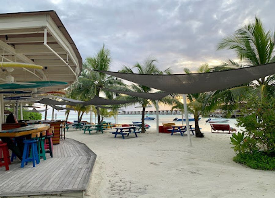 Experience tropical paradise at The Lagoon Bar in Dhigurah, where breathtaking lagoon views meet refreshing drinks and a laid-back atmosphere.