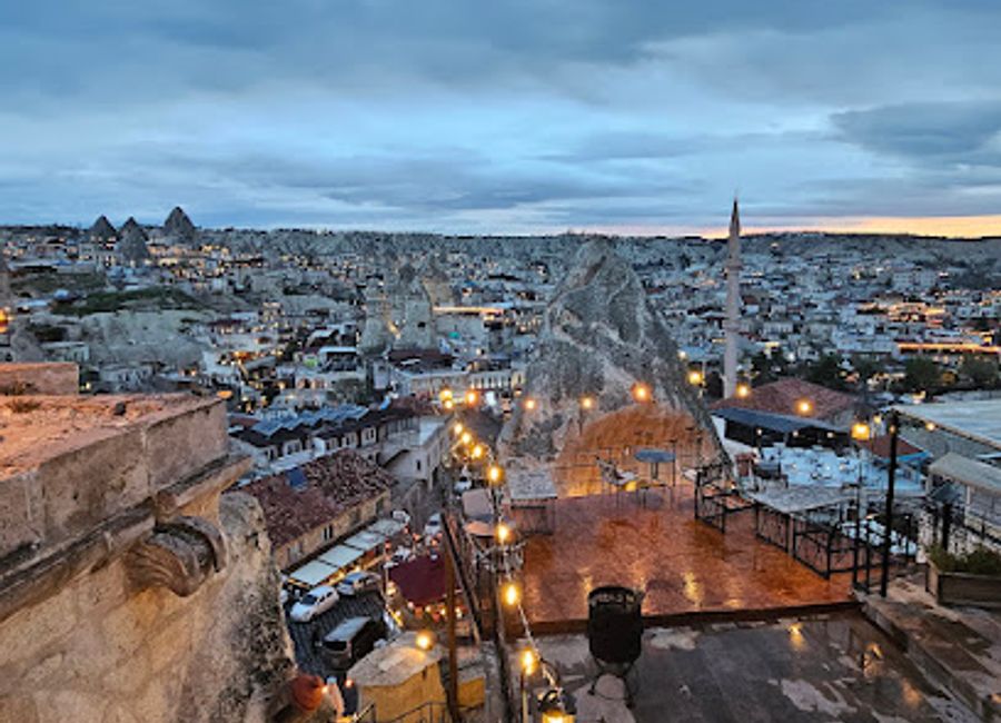 Discover Rooftop by Castle, where breathtaking views of Cappadocia meet exquisite drinks and a magical atmosphere.