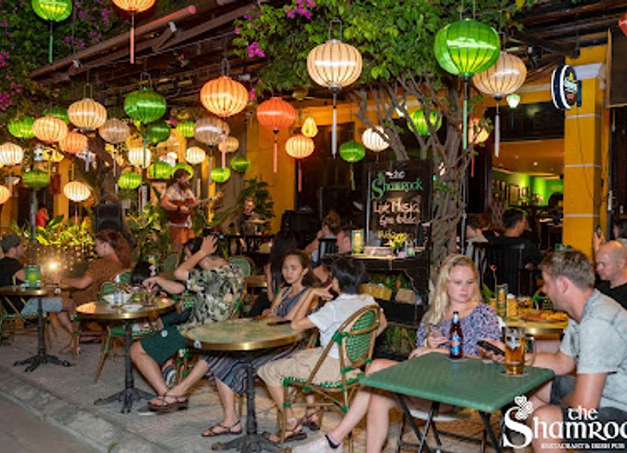 Experience the best of Irish hospitality and local flavor at The Shamrock Irish Pub in Hoi An, Vietnam.