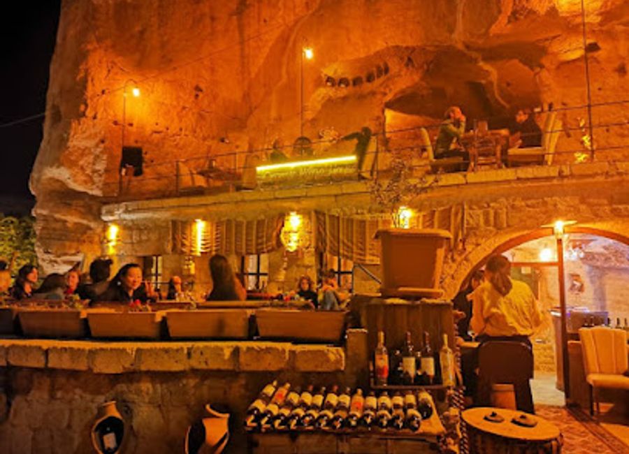 Experience the rich flavors of local organic wines in the heart of Göreme, surrounded by breathtaking Cappadocian landscapes.