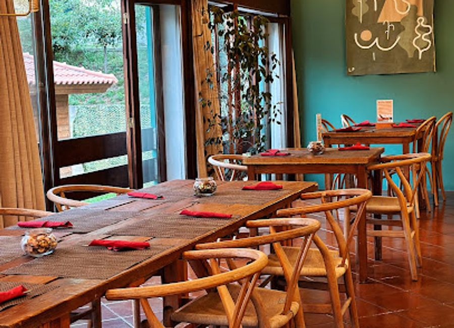 Experience authentic Portuguese cuisine in a serene setting at The Lodge Gerês, surrounded by the natural beauty of Gerês National Park.