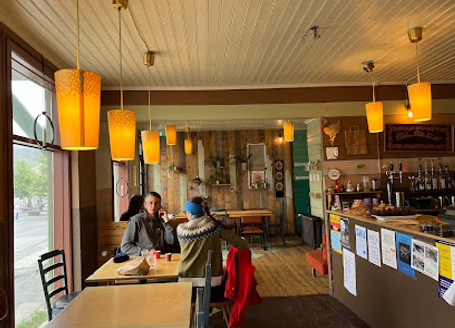 Discover the cozy charm and delightful flavors of Heimabyggð Café, your perfect stop in Ísafjörður for a taste of local Icelandic cuisine.